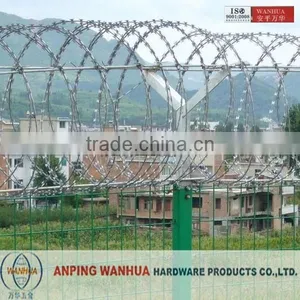 Anping Wanhua Hot Dipped Galvanized Concertina Razor Barbed Wire Price thumbnail-1