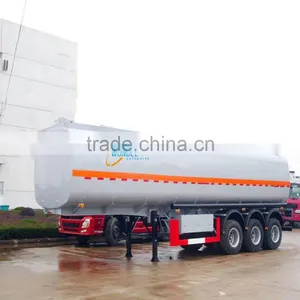 3 Axle Fuel Tanker Stainless Steel Tank Trailer thumbnail-2