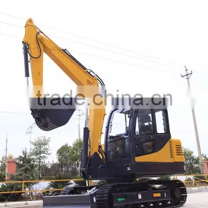 Made in China ER65-8A(6.5Ton) Crawler Mini Excavator With Cummins Engine thumbnail-1