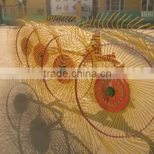 Hydraulic Traction Hay Rake With 4 Discs CE Approved thumbnail-5
