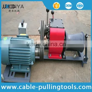 Winch Manufacturer 1 Tons Cable Winch Electric Engine for Power Construction thumbnail-1