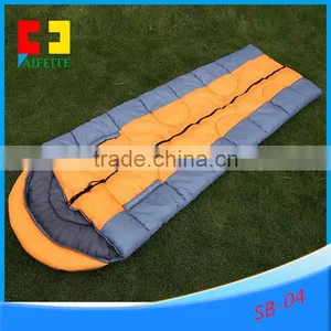 High Quality Jointed Double Person Silk Sleeping Bag Camping for Cold Weather thumbnail-1