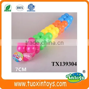 6cm Plastic Color Sea Ball Ocean Ball Pits Water Ball Inflatable Toy for Kids thumbnail-4