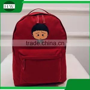 China Supplier Promotional Custom Cartoon Canvas Children Kids Camping School Bags Backpack thumbnail-3
