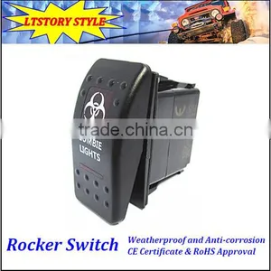 DC 12-24V Waterproof Carling Rocker Switch For Snowmobile thumbnail-5