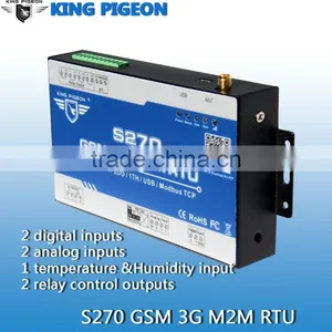GPRS Remote Controller, 2AIN+DIN+Relay Output+ APP,King Pigeon S270 thumbnail-1