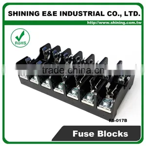 FS-017B 600V 10 Amp 7 Way Midget Type Din Rail Glass Fuse Holder thumbnail-1