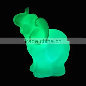 Color Change Like a Rainbow Elephant Night Light for Kids thumbnail-4