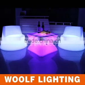 Restaurant Rechargeable LED Light Coffee Illuminated Seat thumbnail-6