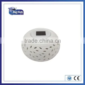Colour Changing Solar Ceramic Stone LED Garden Lawn Light thumbnail-1