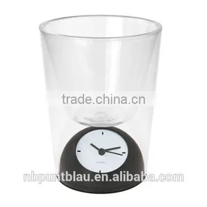 Table Clock Pen Holder With Clock thumbnail-2