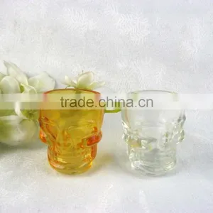 50ml Colored Round Shaped Skull Shot Wine Glass / Drinking Glass thumbnail-1