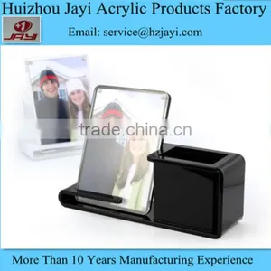 JYPH-006 Wholesale Acylic Pen Stand With Notepad/Pen Holder thumbnail-1
