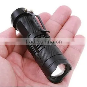 Aluminum Adjustable LED Flashlight Mini Torch 3 Light Mode C0044 thumbnail-3