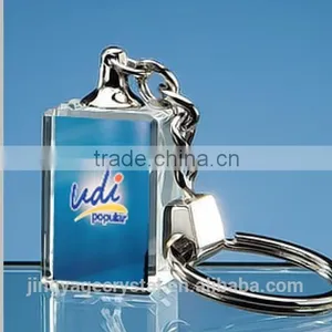 Luxury 3D Personalized Engraving Crystal Keychain Innovative Keychain thumbnail-3
