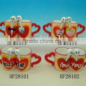 Ceramic Cute Couple Mug thumbnail-1