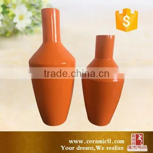 Modern Decorative Blue Glass Vase Ceramic Flower Vase thumbnail-2