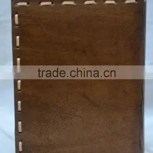 Handmade Vintage Side Stitch Thick Cover Leather Journal thumbnail-2