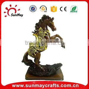 Elegant Souvenir Collectible Popular Custom Super Quality Resin Horse Statues thumbnail-5