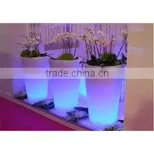 Wall Guarden LED Furniture Flower Pot With PE Materail thumbnail-2