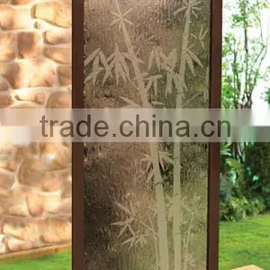 Glass Waterfall Outdoor Room Divider thumbnail-1