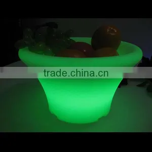 Mini Rechargeable Battery Outdoor LED Flower Pots Wholesale thumbnail-2