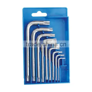9pcs Torx Key Set Star With Hole(17037 Hex Wrench, Wrench Set, Hand Tools) thumbnail-1