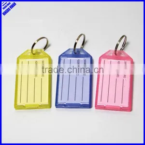 Hot-Sell Cheap Plastic Blank Insert Paper Key Tags thumbnail-1