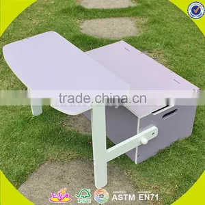Wholesale Baby Wooden Storage Box Chair Cheap Kids Wooden Storage Box Chair Popular Children Wooden Storage Box W08G017A thumbnail-4