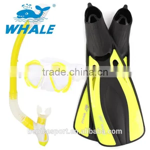 10%OFF Panoramic Wide View Mask Dry Snorkel Fin Set thumbnail-4