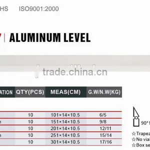 1M-3M Spirit Level Aluminium Spirit Level Level Measuring Instruments thumbnail-1
