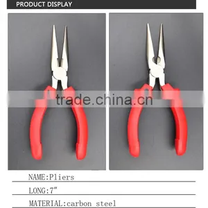 2016 Animal Handle Function Long Nose Plier,Mini Plate Diagonal Cutting Pliers ,Carbon Steel Plier Black thumbnail-3
