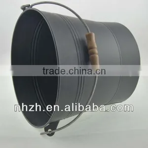 Kitchen Middle Matte Black Iron Bucket thumbnail-2