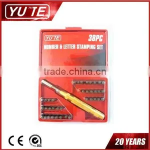 2017 Yute 38PCS Number&letter Paper Hole Punch Shapes With Copper Handle thumbnail-1