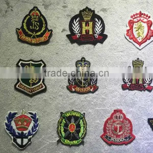 P001-007 Garmet Accessories New Design Delicate Fancy Rich Styles of Embroidery Motif Patches Applique for Cloths thumbnail-1