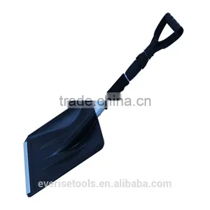 New Design Light Weight Mini Collapsible Aluminum Snow Shovel Factory Outlet thumbnail-2