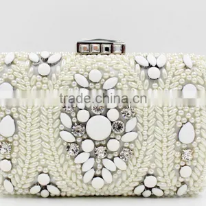 Vintage Style Crystal Stone Evening Bag thumbnail-1