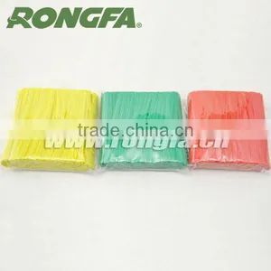 Pre-cut PE Plastic Coated Metal Wire Twist Tie Plastic Twist Tie thumbnail-1