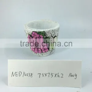 Mini Cement Flower Pot for Home and Garden Decorative thumbnail-1