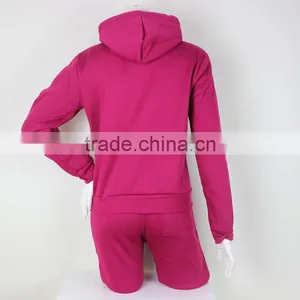 Fleece Pullover Tracksuit Women Clothes 2pcs Stocks thumbnail-6