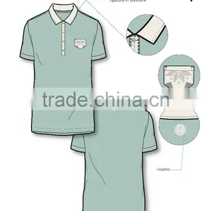Italy Design Services for Men's Simple Fashion Pocket Polo Shirt ODM thumbnail-1
