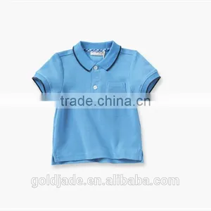 100% Cotton Custom Design Kids T-shirt Wholesale Baby Polo T-shirt thumbnail-3