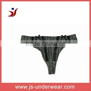 2015 Hotsell New Design Yarn Dyed Europe Standard Thong thumbnail-1