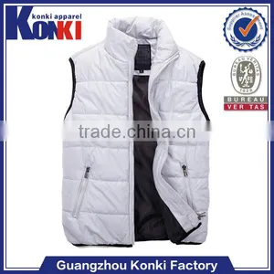 Cheap Plain White Vest Tops Waistcoats for Girls thumbnail-1