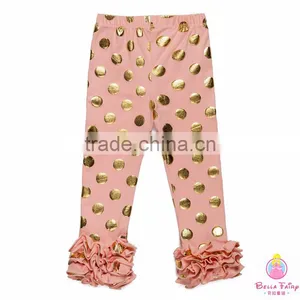 High Quality 100%cotton Icing Ruffle Pants thumbnail-2