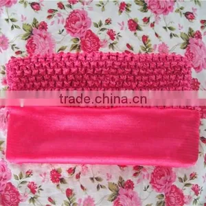 Wholesale Kids Hair Accessorie 6" Large Crochet Tube Tops For Photo Prop Many Colors Girls Stretch Crochet thumbnail-4