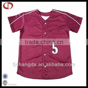 Mens Hot Pink Baseball Jersey Design thumbnail-1