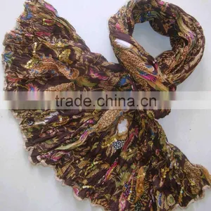 Cotton Crinkled Scarves thumbnail-3