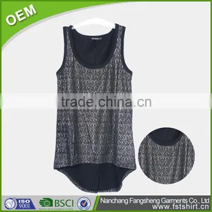 Hot Sale Women Sport Beauty Gym Singlet thumbnail-1