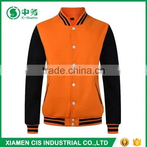 Top Fashion Custom Made Slim Fit Korean Style Royal Blue Mens School Varsity Jacket thumbnail-2